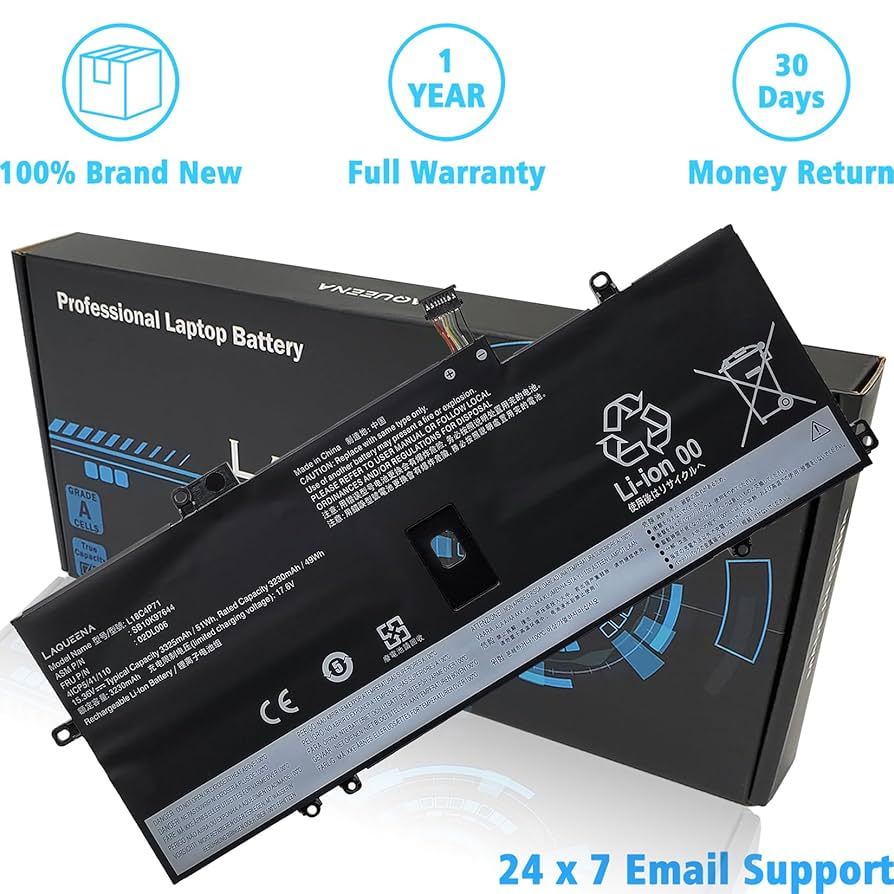 Lenovo Li-ion バッテリー L17C4P71 5080mAh Amazon.com: L18C4P71 L18M4P72 L18L4P71 Laptop Battery